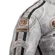 Women’s Leather Motorcycle Jacket W-TEC Sheawen Lady White New - White