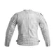 W-TEC Sheawen Lady White Damen Leder Motorradjacke - weiß