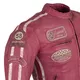 Women’s Leather Motorcycle Jacket W-TEC Sheawen Lady Pink - Pink