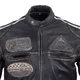 Men’s Leather Motorcycle Jacket W-TEC Sheawen Vintage - Black