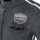 Herren Motorradjacke aus Leder W-TEC Dark Vintage - dunkelgrau