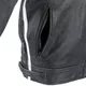 Men’s Leather Motorcycle Jacket W-TEC Dark Vintage - Dark Grey