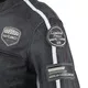 Pánska kožená moto bunda W-TEC Dark Vintage - tmavo šedá, M