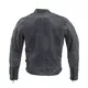 Herren Motorradjacke aus Leder W-TEC Dark Vintage - dunkelgrau