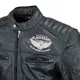 Men’s Leather Motorcycle Jacket W-TEC Black Heart Wings