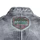 Men’s Leather Motorcycle Jacket W-TEC Sheawen Waxed Grey - Grey