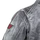 Men’s Leather Motorcycle Jacket W-TEC Sheawen Waxed Grey