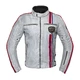 Men’s Textile Jacket W-TEC 91 Cordura - White with Red and Blue Stripe - White with Red and Blue Stripe