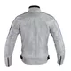 Men’s Textile Jacket W-TEC 91 Cordura - White with Red and Blue Stripe