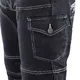 Pánske moto jeansy W-TEC Aredator EVO - 2. akosť - čierna