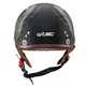 Motorcycle Helmet W-TEC Black Heart Longroad - Wings Skull