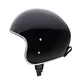 W-TEC Angeric Gloss Black Motorradhelm mit Steamrust-Brille