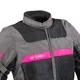 Women’s Summer Motorcycle Jacket W-TEC Monaca - Black Mesh-Pink