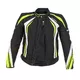 Men’s Motorcycle Jacket W-TEC Chagalero - Black-Yellow-White, XL