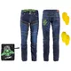 Pánské moto džíny W-TEC Alfred CE - 2.jakost - modrá