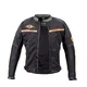 Summer Motorcycle Jacket W-TEC 2Stripe - Black-Beige-Orange