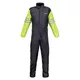 Motorcycle Rain Suit W-TEC Smedava - Black-Fluo - Black-Fluo