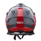 Motorcycle Helmet W-TEC V331 PR Graphic - Shady Grey