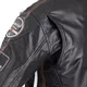 Men’s Leather Motorcycle Jacket W-TEC Black Cracker - M