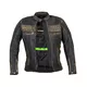 W-TEC Kusniqua Leder Motorradjacke - vintage schwarz