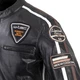 Pánská kožená moto bunda W-TEC Black Cracker - 2.jakost