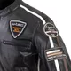 Men’s Leather Motorcycle Jacket W-TEC Black Cracker - 6XL