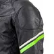 Leather Motorcycle Jacket W-TEC Montegi - Matte Black, 3XL