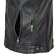 Leather Motorcycle Jacket W-TEC Montegi - Matte Black, L