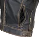 W-TEC Mungelli Leder Motorradjacke - S