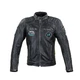 Leather Motorcycle Jacket W-TEC Losial - L - Black