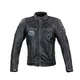 Leather Motorcycle Jacket W-TEC Losial - S - Black