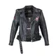 Leather Motorcycle Jacket W-TEC Black Heart Perfectis - 6XL