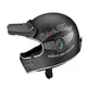 Motorcycle Helmet W-TEC Black Heart Retron - Angerwheel Silver