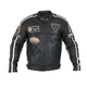 Men’s Leather Motorcycle Jacket W-TEC Sheawen - M - Black