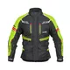 Pánska moto bunda W-TEC Ventura - čierna-fluo žltá