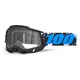 Motocross Goggles 100% Accuri 2 - Blue, Clear Plexi