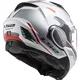 Výklopná moto přilba LS2 FF900 Valiant II Hub P/J - Gloss White Silver