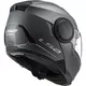 Výklopná moto přilba LS2 FF902 Scope Solid Matt Titanium - Matt Titanium, XS (53-54)