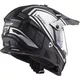 LS2 MX436 Pioneer Evo Motorradhelm - Router Matt Black H-V Yellow