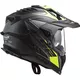 Enduro Helmet LS2 MX701 Explorer C Focus - Matt Titanium H-V Yellow