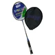 Der Badminton-Schläger SPARTAN DROP SHOT - černo-cihlová - blau