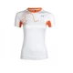 Dámské kompresní běžecké tričko Newline Vent Stretch Tee - L - bílo-oranžová