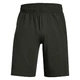 Men’s Shorts Under Armour Sportstyle Cotton Graphic Short - Charcoal Medium Heather/White - Artillery Green