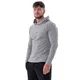 Men’s Long-Sleeve Hooded T-Shirt Nebbia 330 - Light Grey