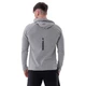 Men’s Long-Sleeve Hooded T-Shirt Nebbia 330 - Light Grey