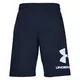 Men’s Shorts Under Armour Sportstyle Cotton Graphic Short - Charcoal Medium Heather/White