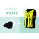 Airbagová vesta pre cyklistov Helite B'Safe - čierna
