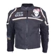 Leather Moto Jacket Sodager Micky Rourke - Black and Graphics - Black and Graphics