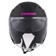 Cassida Jet Tech Schwarz Matt/Pink Logo 2023 Motorradhelm