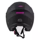 Cassida Jet Tech Schwarz Matt/Pink Logo 2023 Motorradhelm